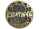 Sticker | esenthial (Gold) | Cologne 2026