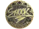 Sticker | SHOCK (Gold) | Cologne 2026
