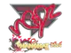 Sticker | ropz (Glitter) | Shanghai 2024